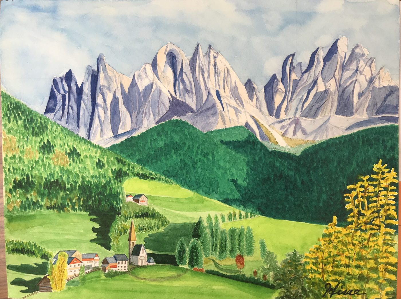 アルプスの風景